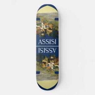 Vintage Travel Assisi Italien Skateboards