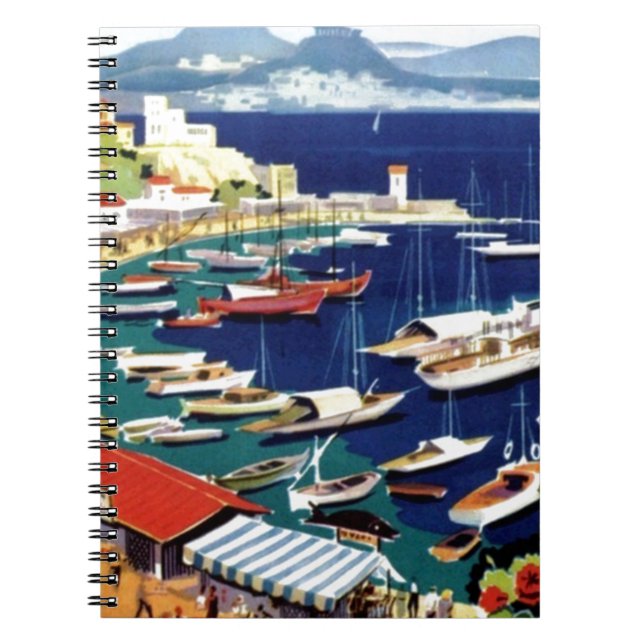 Vintage Travel Athens Griechenland Notizblock (Vorderseite)