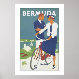 Vintage Travel Bermuda Poster Print