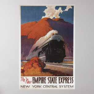 Vintage Travel - Empire State Express Poster