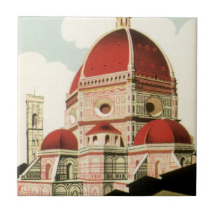 Vintage Travel Florenz Florenz Florenz Italien Kir Fliese