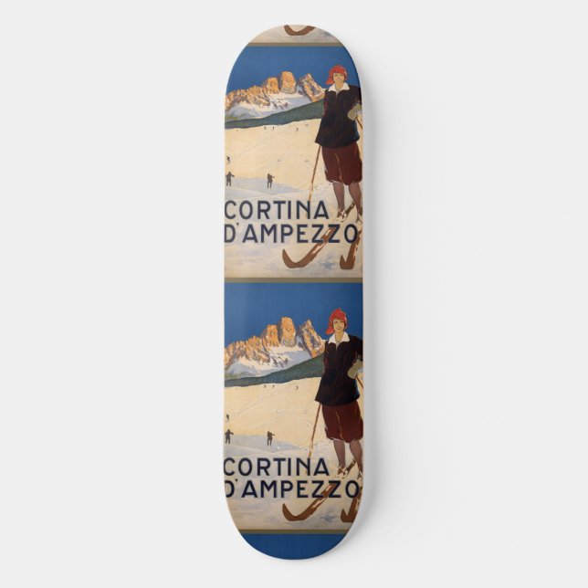 Vintage Travel Italienische Skateboards (Vorderseite)