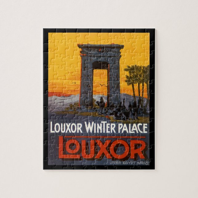 Vintage Travel, Louxor Winter Palace, Ägypten Afri (Vertikal)