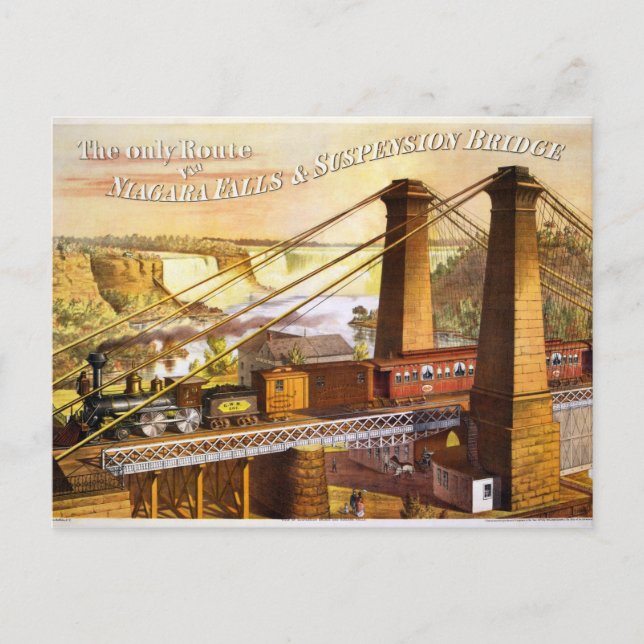 Vintage Travel Niagara Falls Postcard Postkarte (Vorderseite)