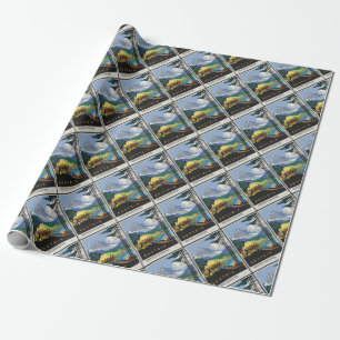 Vintage Travel Österreich Geschenkpapier