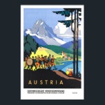 Vintage travel, Österreich Poster<br><div class="desc">Vintage Reiseplakat für Österreich.</div>