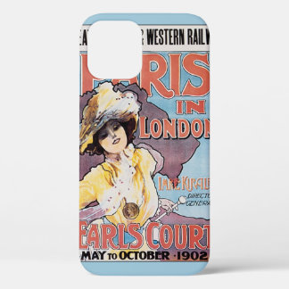 Vintage Travel, Paris, London Railroad Frau Case-Mate iPhone Hülle