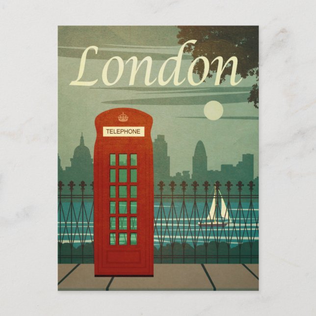 Vintage Travel Postcard - London Postkarte (Vorderseite)