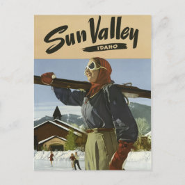 Vintage travel postcard poster Idaho USA Postkarte