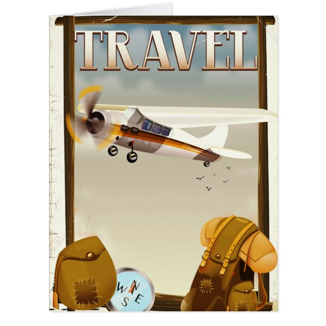 Vintage Travel Poster (Vorderseite)