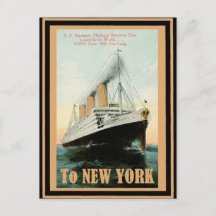 Vintage Travel Poster 21 Postkarte