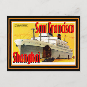 Vintage Travel Poster 33 Postkarte