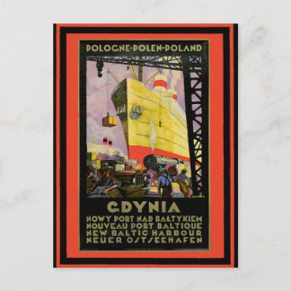 Vintage Travel Poster 56 Postkarte