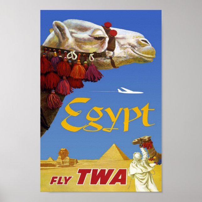Vintage Travel Poster Ägypten (Vorne)