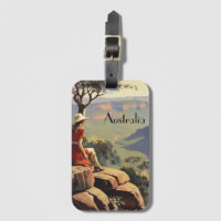 Vintage Travel Poster Australien Canyon