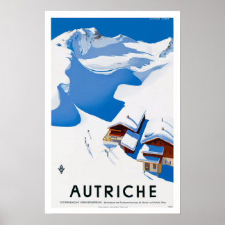 Vintage Travel Poster - Autriche Austria