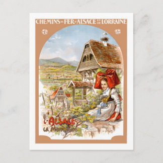 Vintage Travel Poster, Frankreich Postkarte