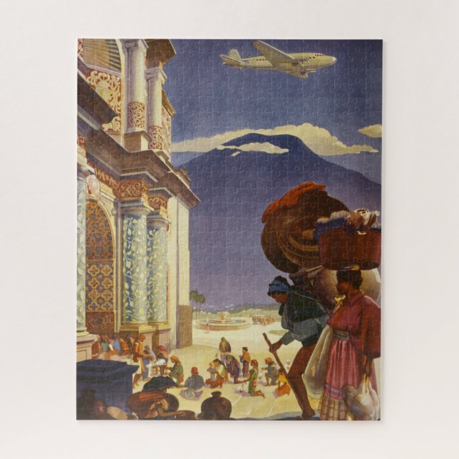Vintage Travel Poster für Guatemala (Vertikal)