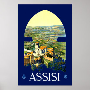 Vintage Travel Poster für Italien Print