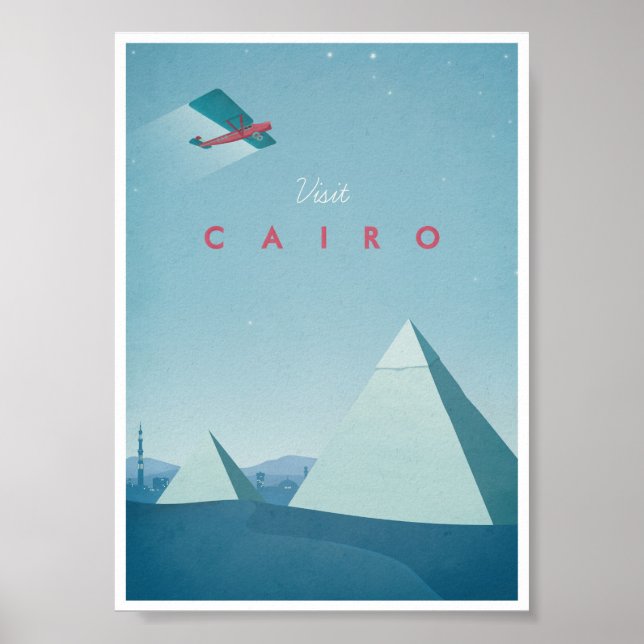 Vintage Travel Poster Kairo (Vorne)