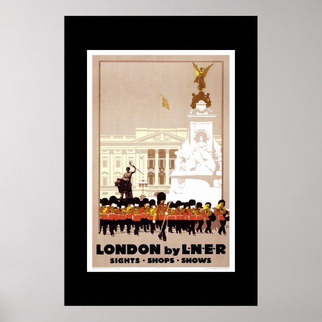 Vintage Travel Poster London (Vorne)
