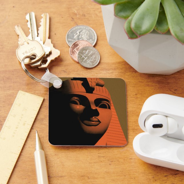 Vintage Travel Poster mit Sphinx, Ägypten, Afrika Schlüsselanhänger (Schreibtisch)