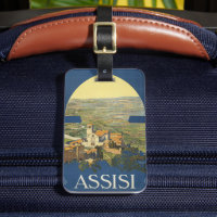 Vintage Travel Poster of Assisi, Italien