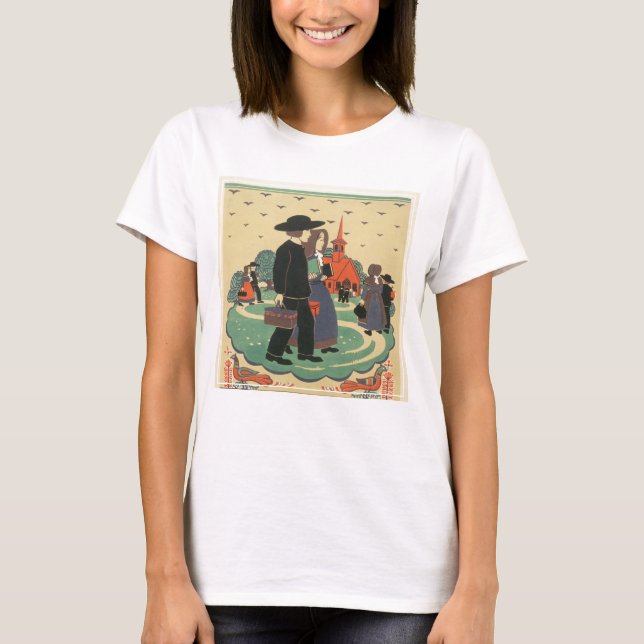Vintage Travel Poster Promoting Pennsylvania T-Shirt (Vorderseite)