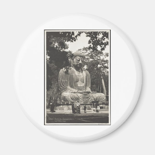 Vintage Travel Poster und Retro Prints Magnet (Vorne)