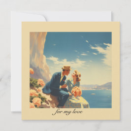 Vintage Travel Poster, Valentine personalisierbar