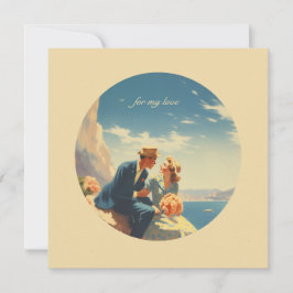 Vintage Travel Poster, Valentine personalisierbar