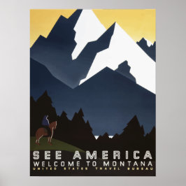 Vintage Travel Poster - Vereinigte Staaten