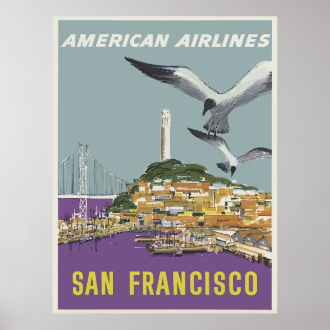 Vintage Travel Poster - Vereinigte Staaten (Vorne)