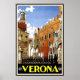 Vintage Travel Poster Verona Reisen Italien (Vorne)
