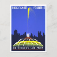Vintage Travel Poster zum Buckingham Fossilienmuse