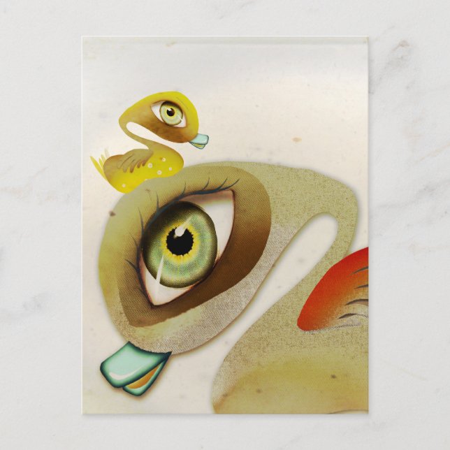 Vintage Travel Postkarte (Vorderseite)