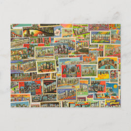 Vintage Travel Postkarten Leere Postkarte