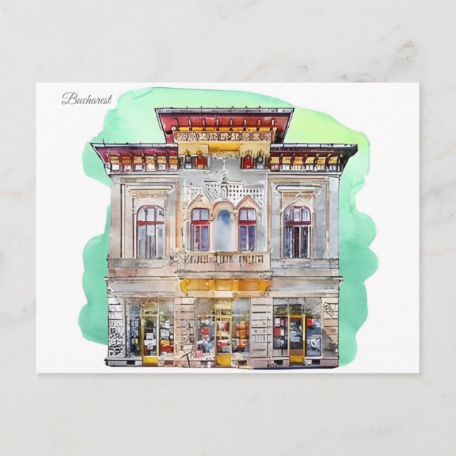 Vintage Travel Romania Consta bucharest Postkarte (Vorderseite)