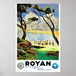Vintage Travel - Royan - Frankreich Poster