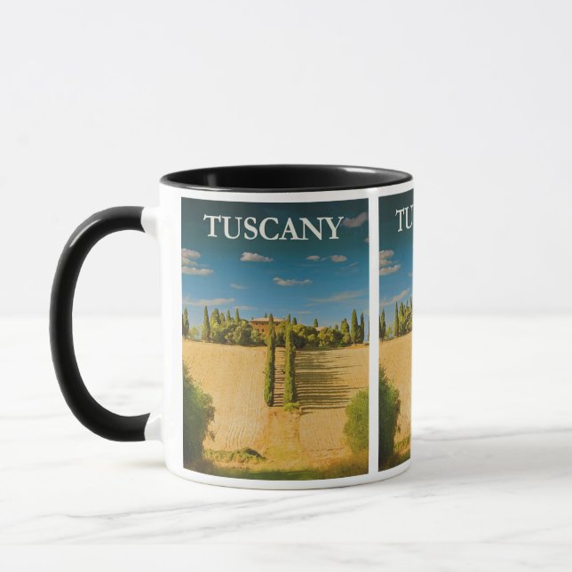 Vintage Travel Toskana Italien Tasse (Links)