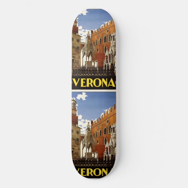 Vintage Travel Verona Skateboards (Vorderseite)
