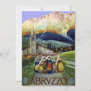 Vintage Travel, Women of Abruzzo, Italien