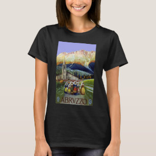 Vintage Travel, Women of Abruzzo, Italien T-Shirt