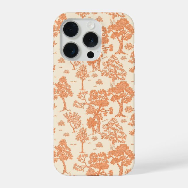 Vintage Tree iPhone 15 Pro Hülle (Rückseite)