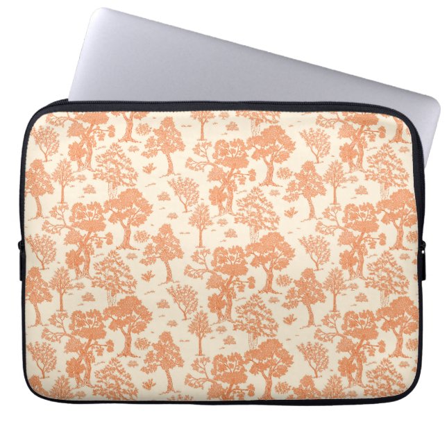 Vintage Tree Laptopschutzhülle (Vorderseite)