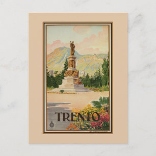 Vintage Trento Trent Italienische Reise Postkarte