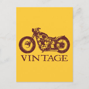 Vintage Triumph Postkarte