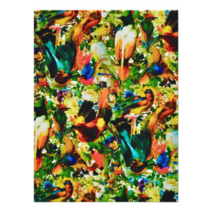 Vintage Tropenwälder Fotodruck