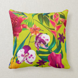 Vintage Tropische Blume Kissen