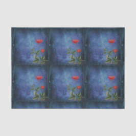 Vintage tropische Blume Seidenpapier